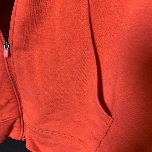 2pc banana republic zip up hoodie and sports bra tank brick red orangey color XL - Picture 14 of 16